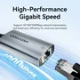 Vention Adaptador USB Tipo C a RJ45 1000Mbps CFPHB Ethernet Gigabit